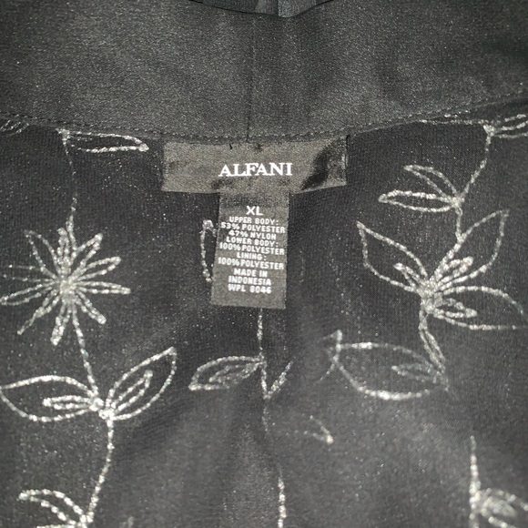 New ALFANI Open Front Sheer Formal Duster - Picture 8 of 9